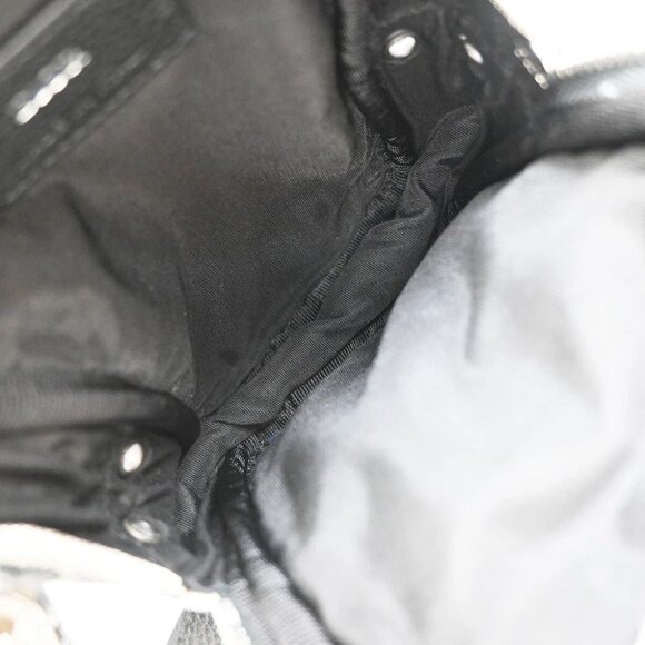 CHRISTIAN DIOR Oblique Trotter Mini Shoulder Bag Jacquard Leather Blue - Picture 14 of 16